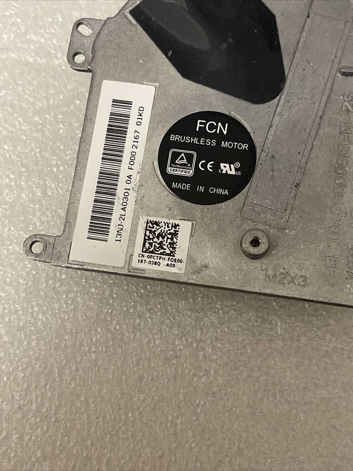DELL Latitude 7212 Laptop Cooling Fan 0PCTPH (One fan blade broken )See Pics P6
