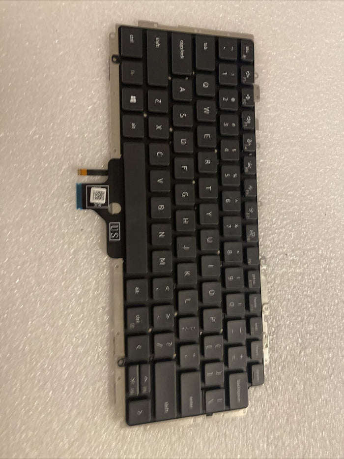 Dell Latitude 7410 2-in-1 Backlit US Backlit Keyboard W Frame 6CTC6 GMM47 H1 S2