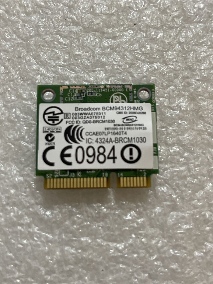 Dell Latitude E6500 Internal DW1397 Wifi Adapter Card FR016 Broadcom BCM94312HMG