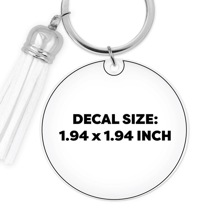 [ Double Sided ] Circle UV DTF Decal | Fuzzy Socks Season