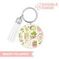 [ Double Sided ] Circle UV DTF Decal | Matcha Lover