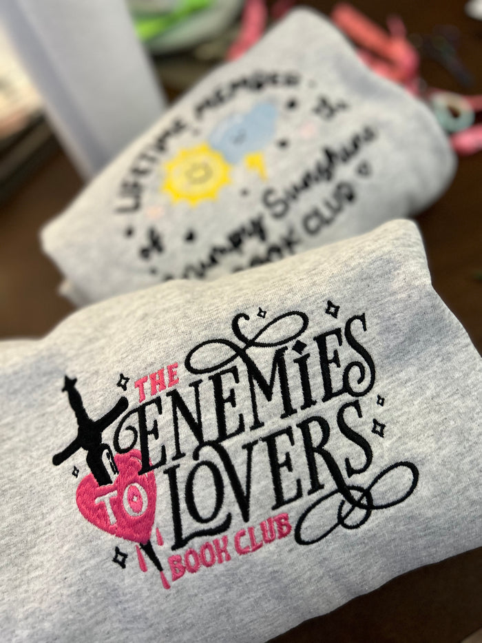 Enemies to Lovers Embroidered Sweatshirt