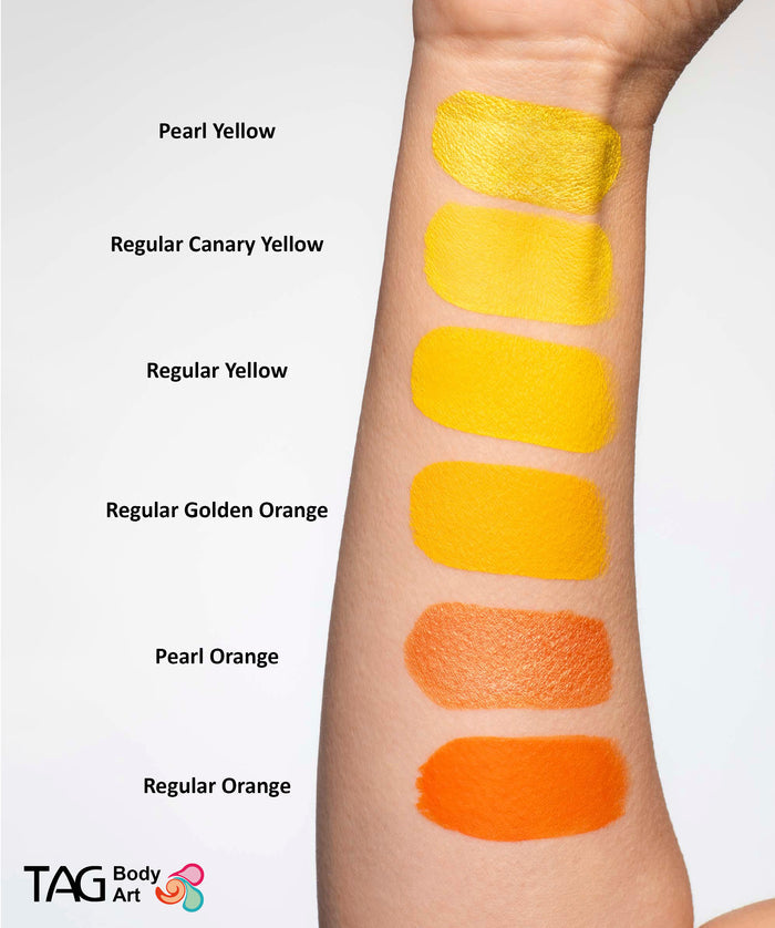Face and Body Paint - Pearl - Orange