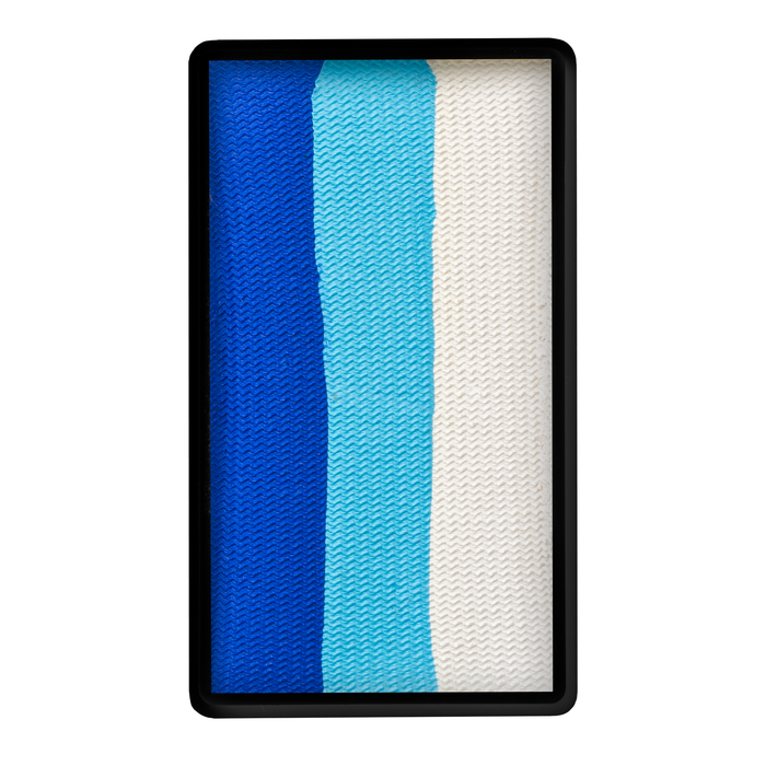 Face Paint 1 Stroke Split Cake  - Bluebird