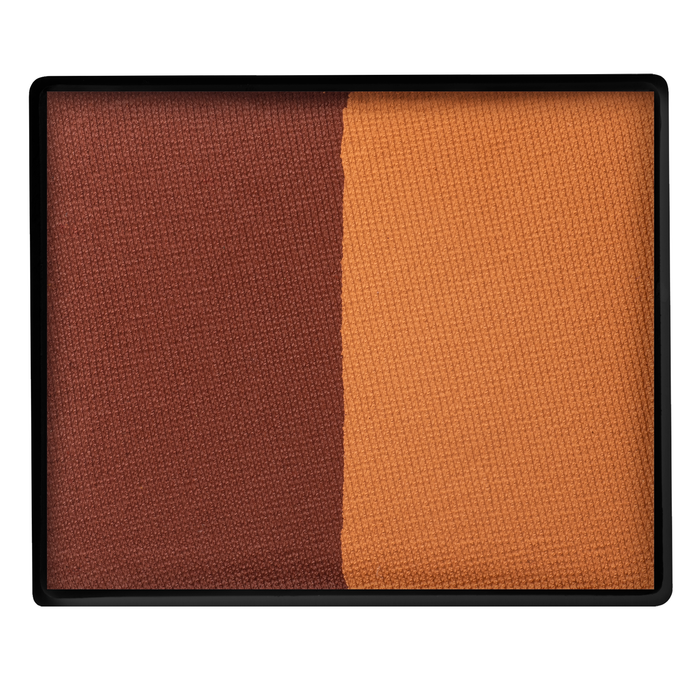 Face Paint Split Cake - Brown and Mid Brown