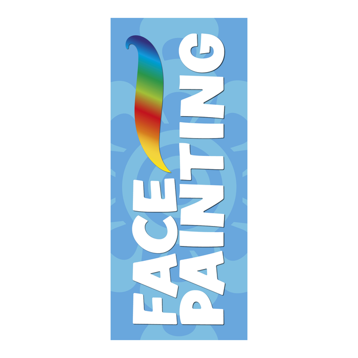Face Painting Pull-up Banner - Design 2