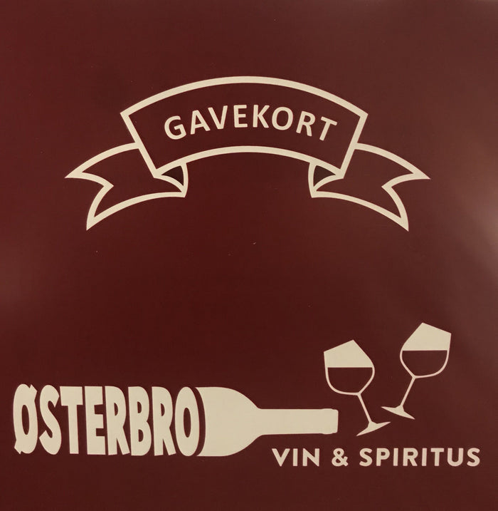 Gavekort á 600Kr
