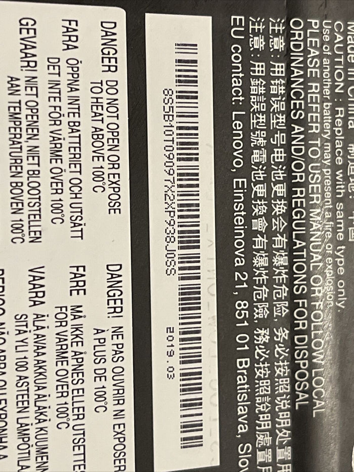 Gen Lenovo IdeaPad 15.6" S340-15IWL Battery 11.3V 35Wh 3087mAh L18M3PF7 ata X7