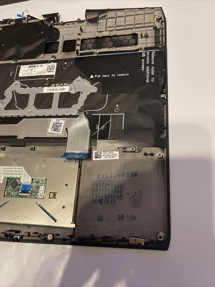 Genuine Dell Alienware M15 15.6" Laptop Palmrest Touchpad Keyboard VNPDJ  P4