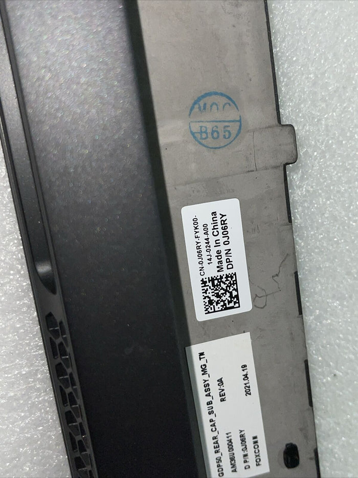 Genuine Dell Alienware M15 R5 R6 Laptop Air outlet Hinge Cover J06RY 0J06RY H1S1