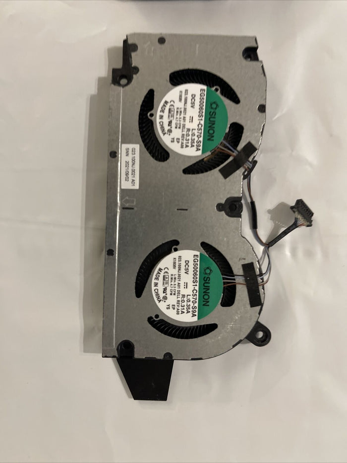 Genuine Dell Inspiron 16-7610 7610 16 Plus CPU + GPU Cooling Fans 0H1YC7 05CXK8
