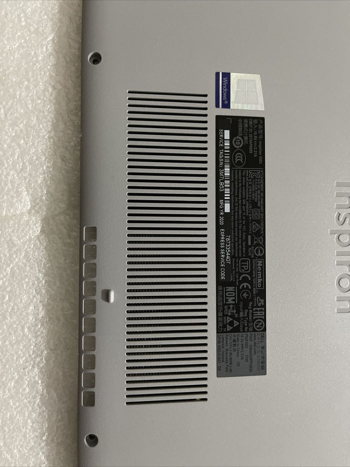 Genuine Dell Inspiron 5593 Laptop Bottom Base Case Cover Assembly R3D59 H2 C4