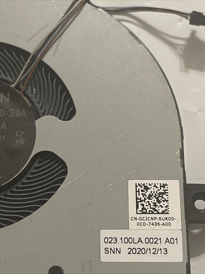 Genuine Dell Latitude 13 5320 Cpu cooling fan CJCNP 0CJCNP P2