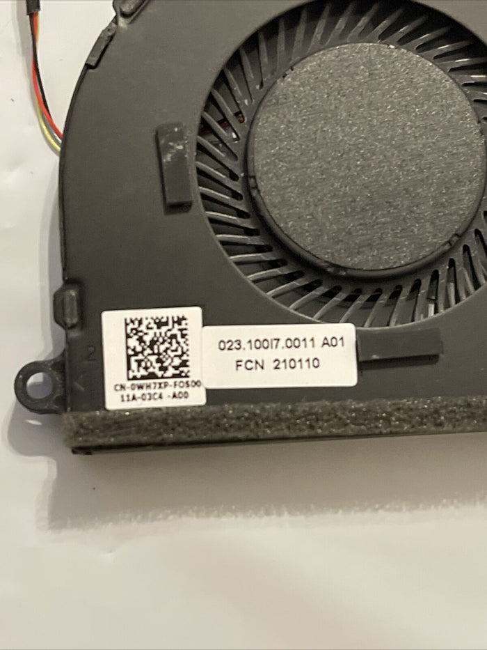 Genuine Dell Latitude 3310 2-in-1 Laptop Cooling Fan Assembly  WH7XP 0WH7XP P2
