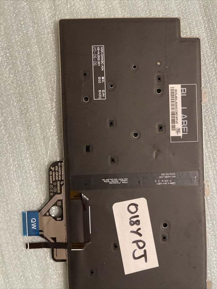 Genuine Dell Latitude 5320 2-in-1 7320 2-in-1 Backlit Keyboard 18YPJ 018YPJ B1