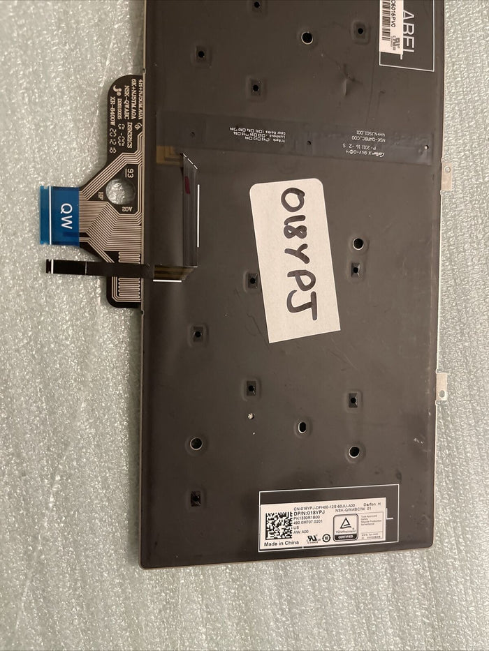 Genuine Dell Latitude 5320 2-in-1 7320 2-in-1 Backlit Keyboard 18YPJ 018YPJ B1