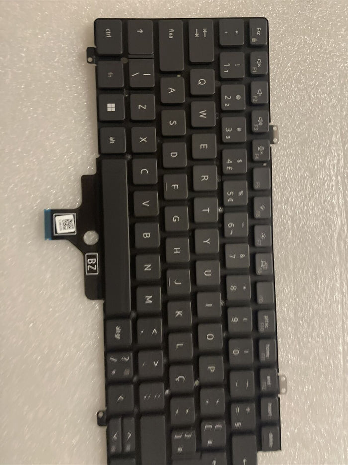 Genuine DELL latitude 5420 7420 7520 Non BACKLIT Brazilian Keyboard 0MJ58D BA