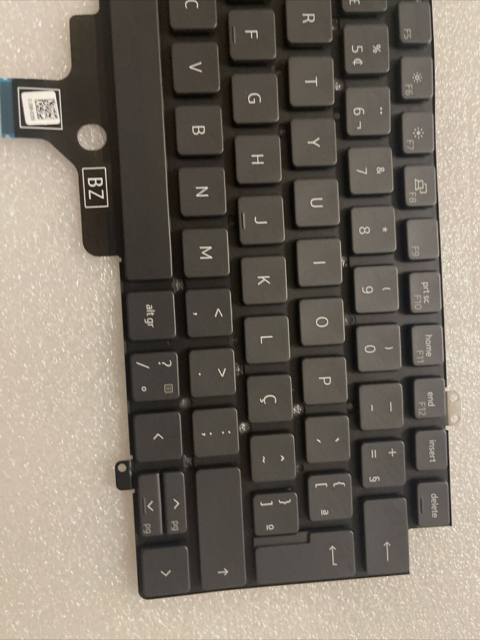 Genuine DELL latitude 5420 7420 7520 Non BACKLIT Brazilian Keyboard 0MJ58D BA