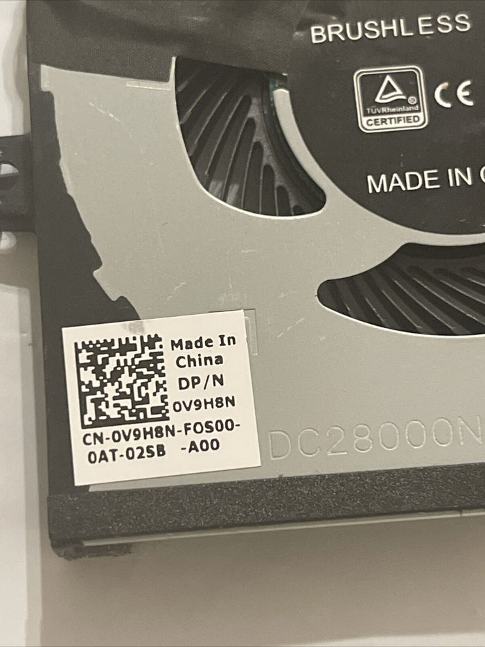 Genuine DELL  Latitude 9520 E9520 Laptop  Cpu cooling fan 0X77GN  X77GN P4