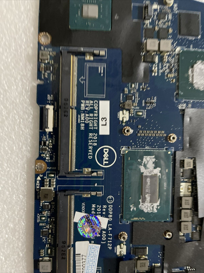 Genuine DELL Precision 3530 Motherboard I5-8400H LA-F712P V3DD4 0V3Dd4 B7