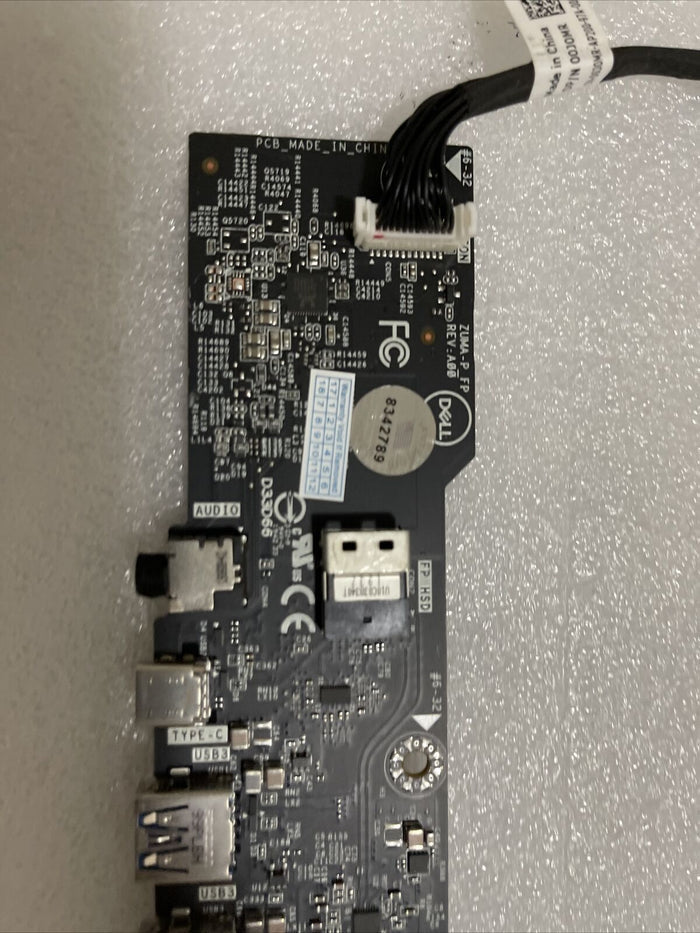 Genuine Dell Precision 3930 Front USB I/O Control Board W Cable 00J0MR HNJK7 U1