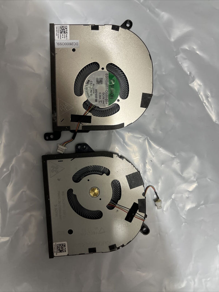 Genuine DELL Precision 5550 5560 5570 CPU GPU cooling fans 0DJH35 009RK6 h1