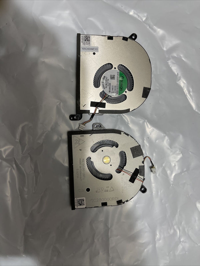 Genuine DELL Precision 5550 5560 5570 CPU GPU cooling fans 0DJH35 009RK6 h1