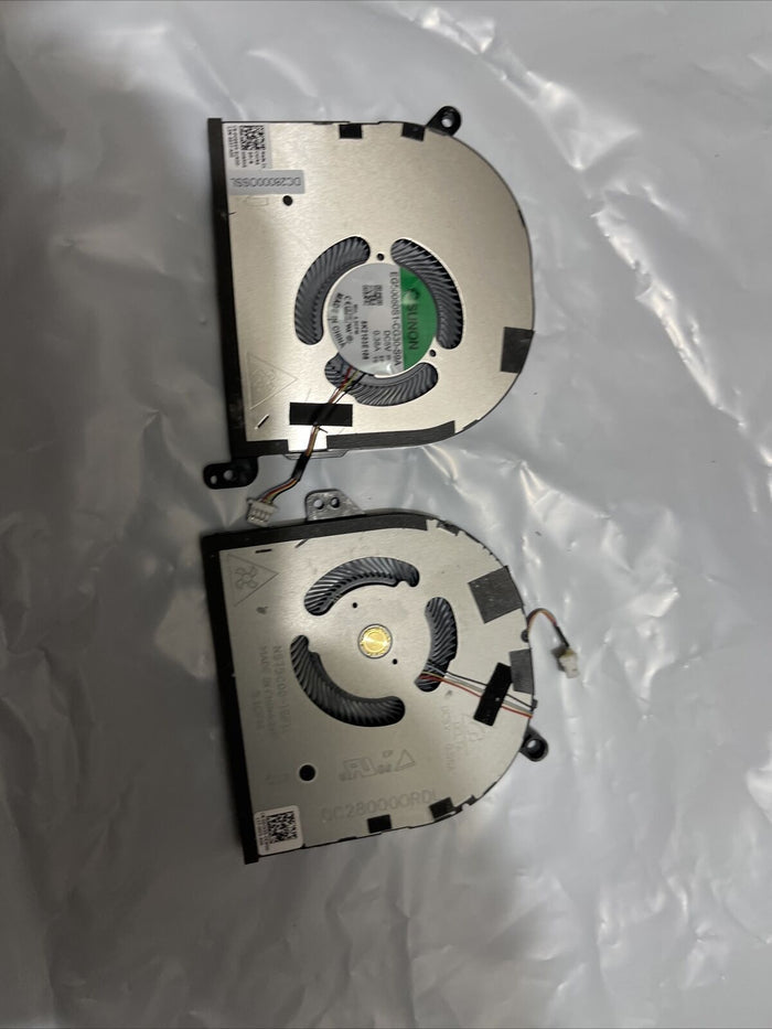 Genuine DELL Precision 5550 5560 5570 CPU GPU cooling fans 0DJH35 009RK6 h1