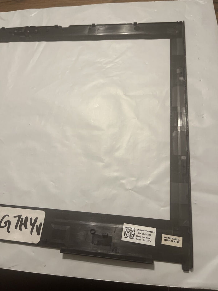 Genuine Dell Precision M4700 LCD Front Trim Bezel W/ Cam Port - G7HYV 0G7HYV N3