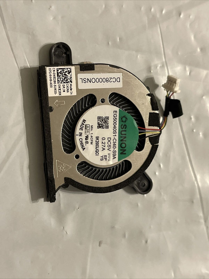 Genuine Dell XPS 13 9310 13.3"  Laptop CPU Cooling Fan  WX28K 0WX28K