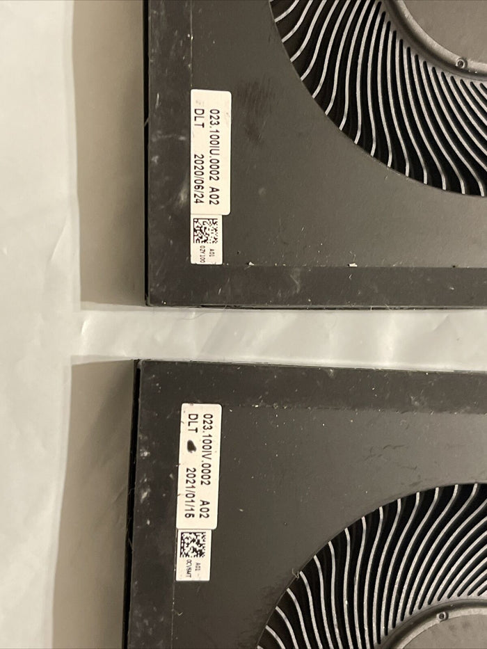 Genuine DELL XPS 17 9710 Laptop CPU GPU Fans Fan 1 Fan2 DC5V 0MXF81 0P2FY9