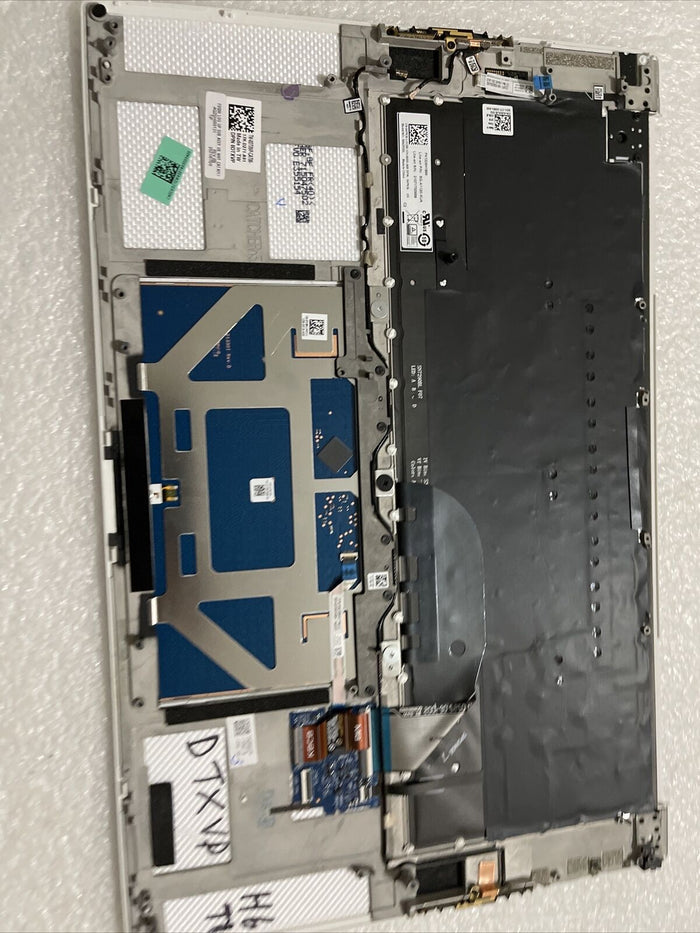 Genuine  Dell XPS 9500 Palmrest Touchpad US/EN Backlit Keyboard MWX6D DTXVP H6T1