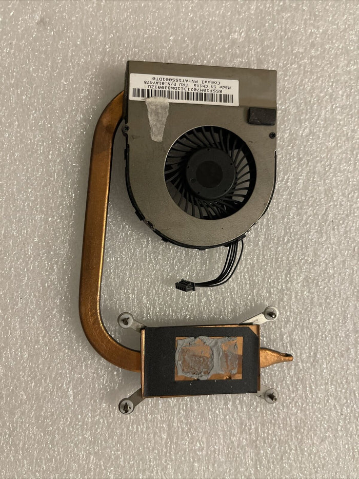 Genuine Lenovo ThinkPad L570 15.6" Laptop CPU Cooling Fan W/ Heatsink 01AY478 H1