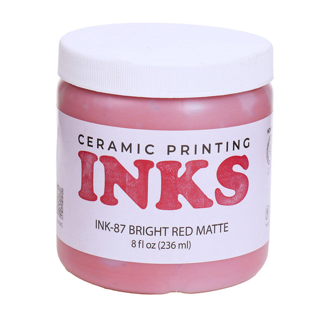 Ink-87 Bright Red 8 oz