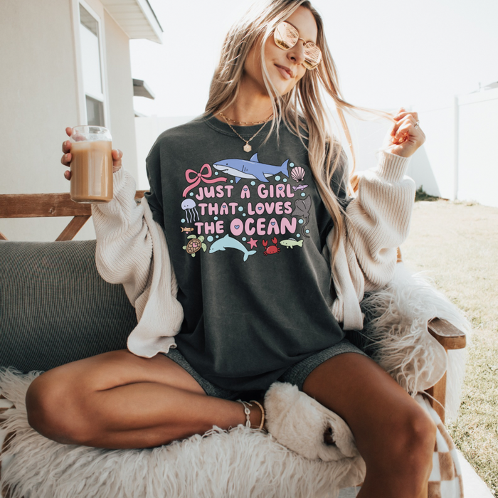 Just A Girl That Loves The Ocean T-Shirt