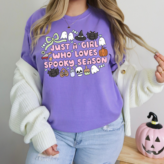 Just A Girl Who Loves Spooky Season T-Shirt