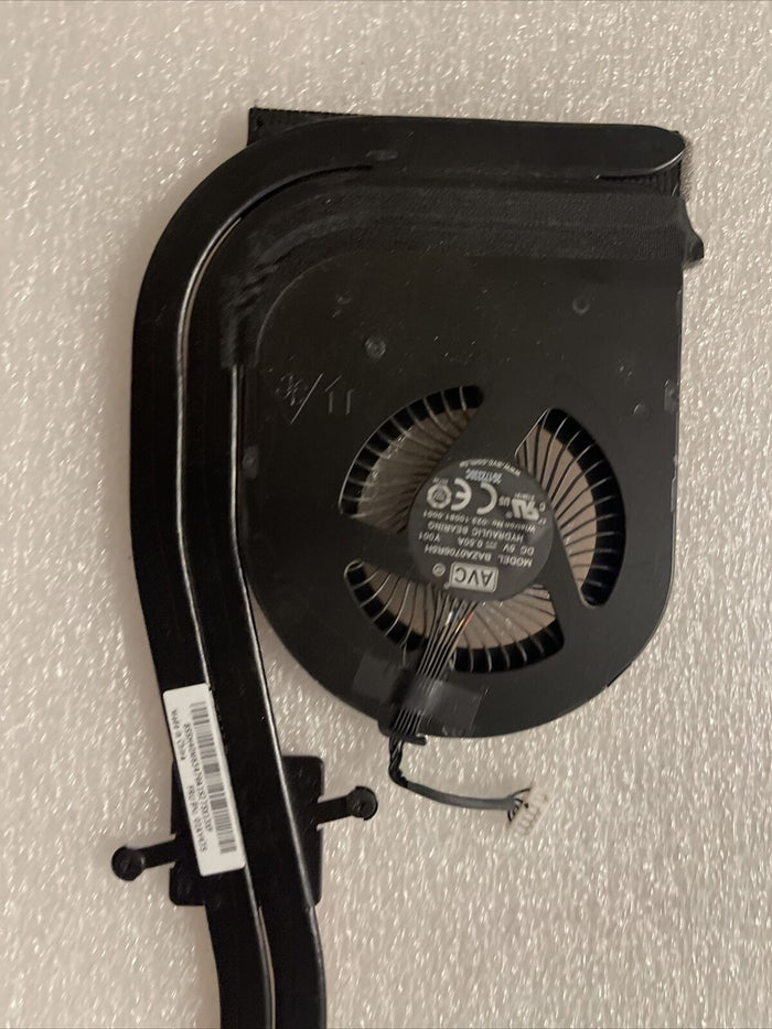 Lenovo Thinkpad T570 P51S CPU Cooling Heatsink and Fan 01AY475 H1
