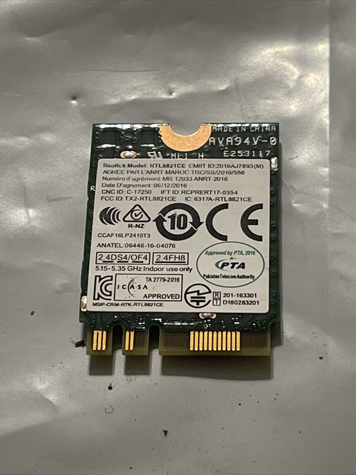 Lenovo  Wireless WiFi Wlan Bluetooth Card  SW10K97462  1AX710 01AX710 ata