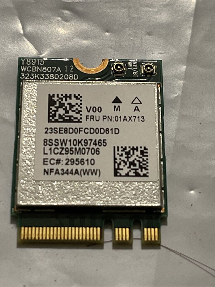 Lenovo Yoga 710-15IKB 80V5 15.6" Wireless WiFi Card  QCNFA344A ata 01AX713