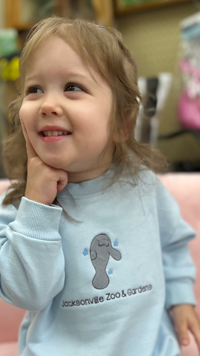 Manatee Embroidered Bubble