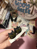 Mini Black Cat Clippies