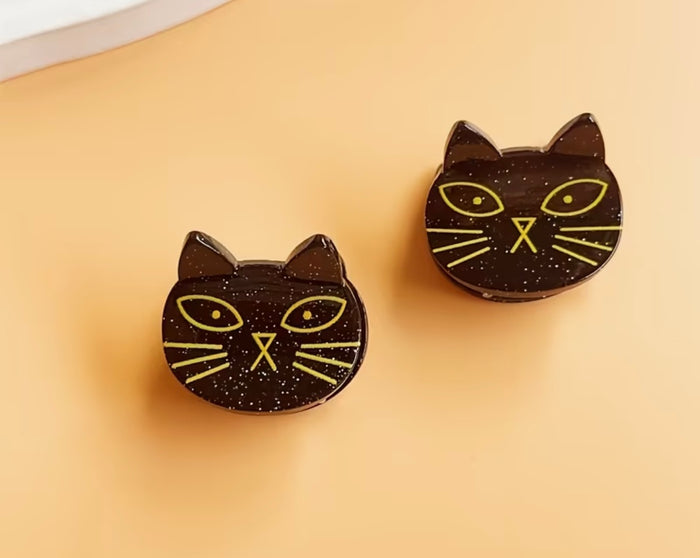 Mini Black Cat Clippies