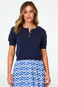 Roller Rabbit Navy Nadia Sweater