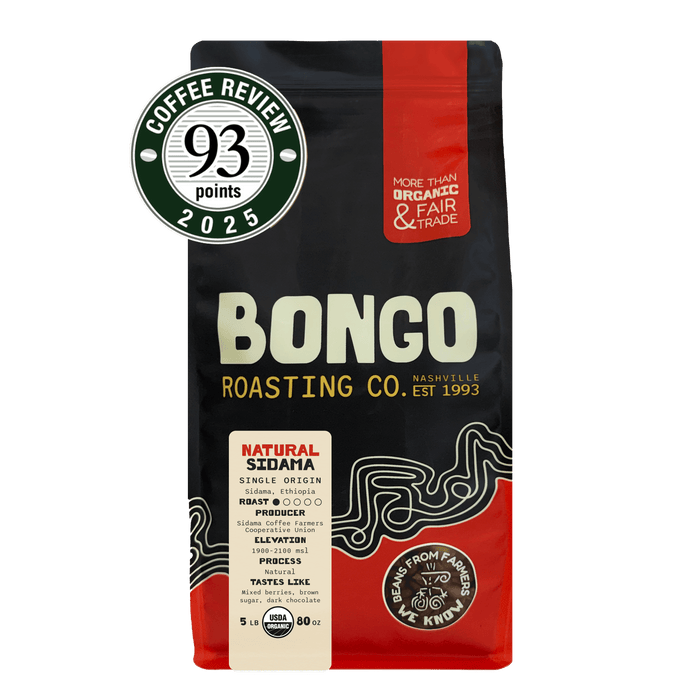 Natural Ethiopia Sidama 5 lb- Office Subscription - Bongo Roasting Co.