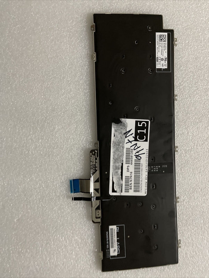 New Dell Latitude 5520 5521 Precision 3560 3561 US Englsh Backlit Keyboard N7N16