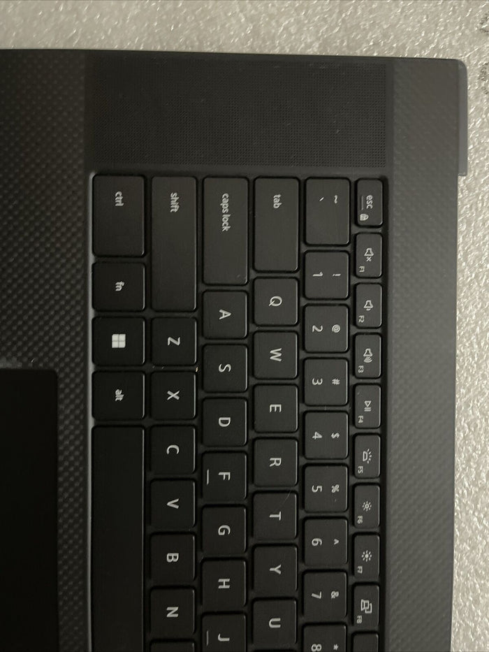New Dell XPS 9720 Touchpad Palmrest Backlit US English Keyboard 0FWJ2 G12XP H2P3