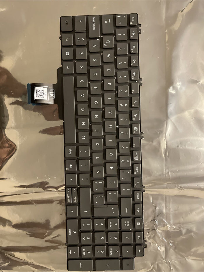 New Genuine Dell Precision 7550 7750 Laptop Spanish No Backlit Keyboard 6H2H7 B5