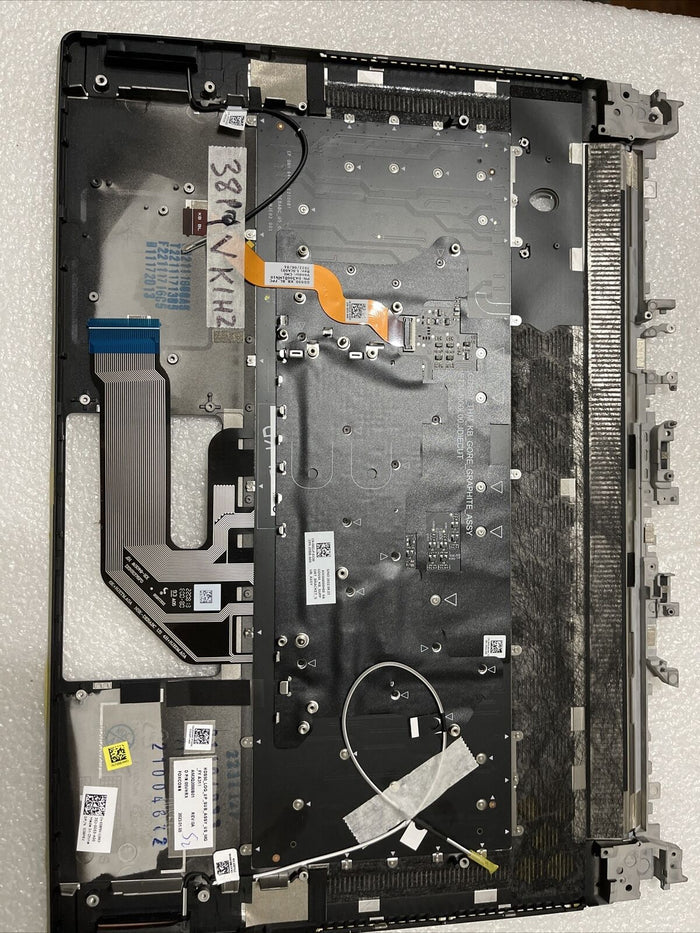 New Oem Dell Alienware X15 R1 R2 Palmrest US English Keyboard  386PV 5VHRX K1 H2