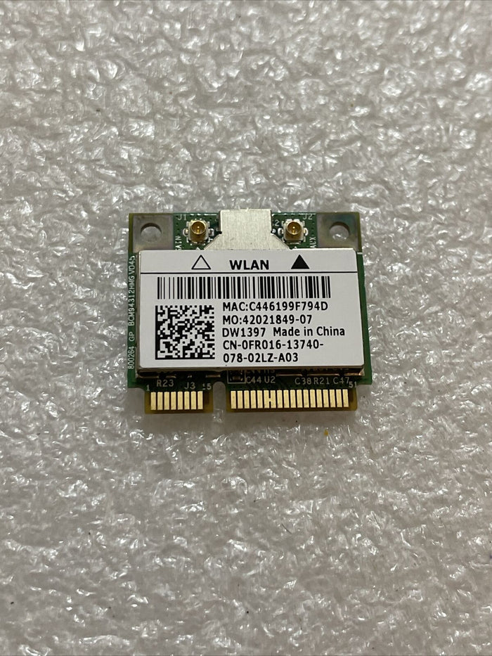 NEW Oem Dell Studio 1737 1745 1747 1749 Wireless WiFi Card Mini-PCI DW1397 FR016