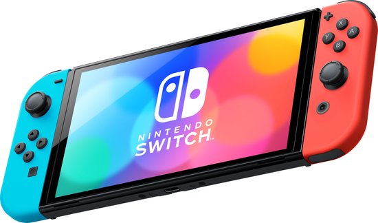 Nintendo Switch OLED - Blauw/Rood
